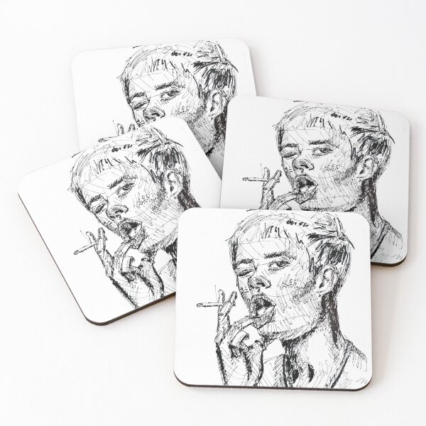 Item preview, Portrait of woman smoking designed and sold by Arthur Loeuil.