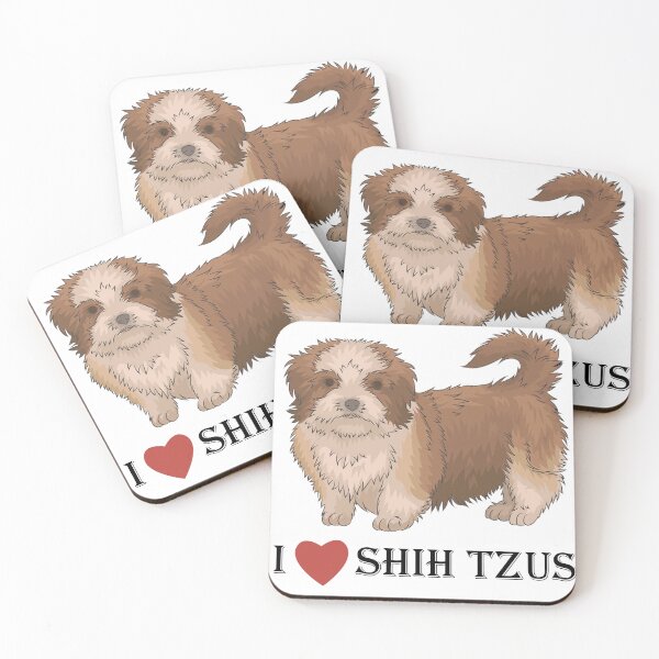Item preview, I Heart Shih Tzus designed and sold by abxxyz123.