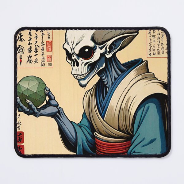Item preview, Ancient Japanese Alien Artwork designed and sold by GrizzlyCollective.