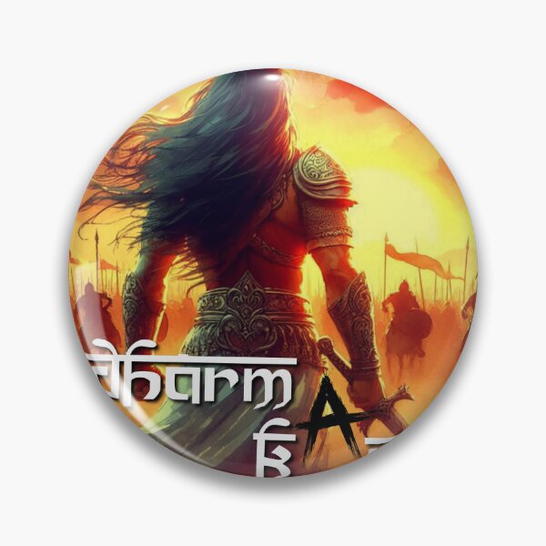 Item preview, A Warrior's Dharma in a battlefield  designed and sold by REDCLASH2002.