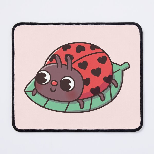 Item preview, Cute Ladybug With Black Heart Spots designed and sold by rustydoodle.