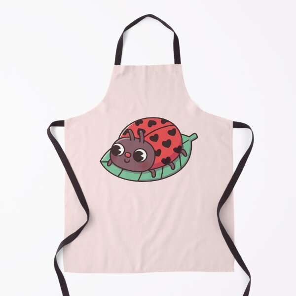 Item preview, Cute Ladybug With Black Heart Spots designed and sold by rustydoodle.