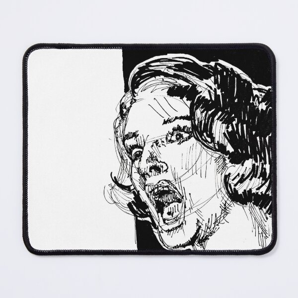 Item preview, Portrait of screaming woman designed and sold by Arthur Loeuil.