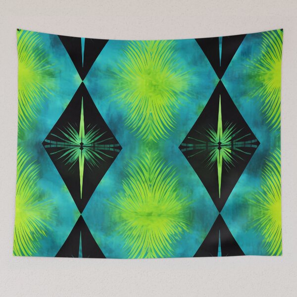 Item preview, “Vintage Elegance: Shaded Blue Cyan Repeating Pattern” designed and sold by Art-Vortex-fr.