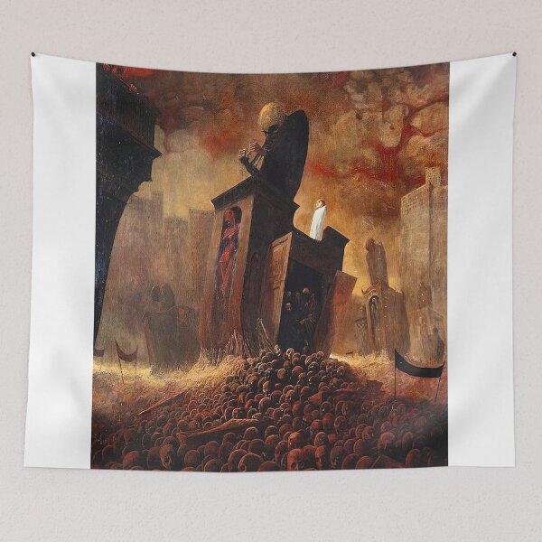 Item preview, zdzislaw beksinski painting designed and sold by David-thomi.