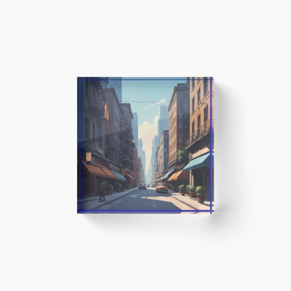 Item preview, Sunlit Street designed and sold by AICreativeArts.