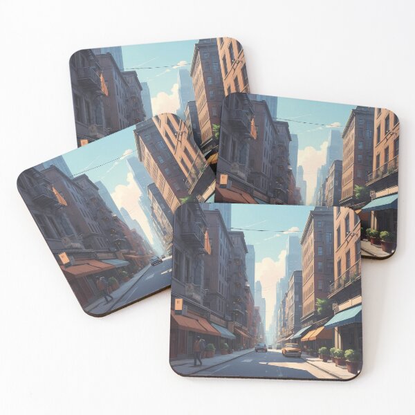 Item preview, Sunlit Street designed and sold by AICreativeArts.