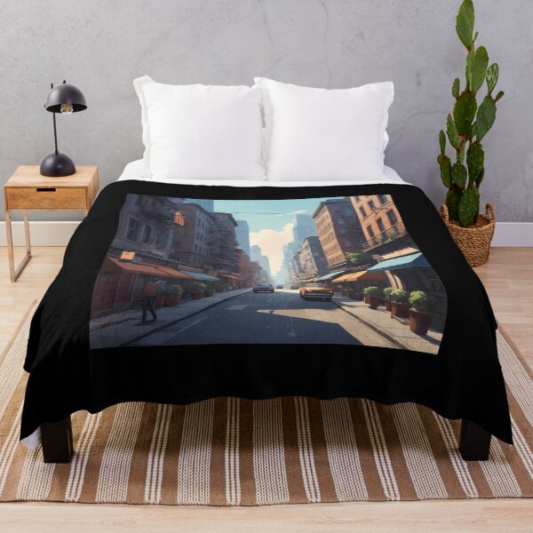 Item preview, Sunlit Street designed and sold by AICreativeArts.