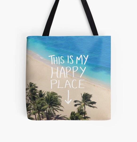 Beach My Happy Place Tote Bag 