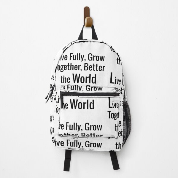 Item preview, Live Fully, Grow Together, Better the World life quotation t-shirt designed and sold by KARTICK DUTTA.