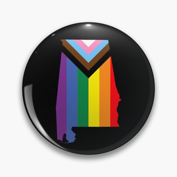 Item preview, Alabama Progress Pride Flag - LGBTQ Rainbow Flag designed and sold by shaggylocks.