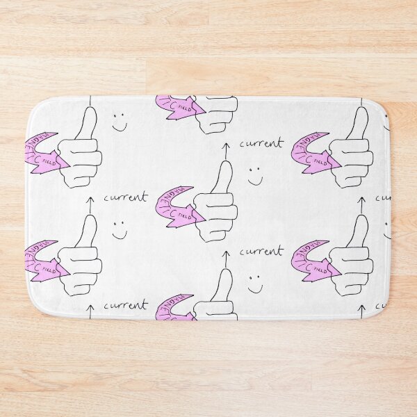 Item preview, Right hand grip rule magnetic fields physics cartoon designed and sold by MikeJory.