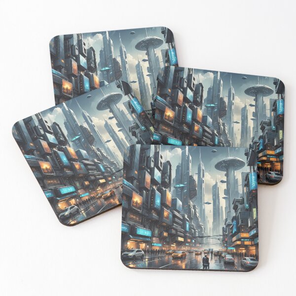 Item preview, Busy City Streets designed and sold by AICreativeArts.