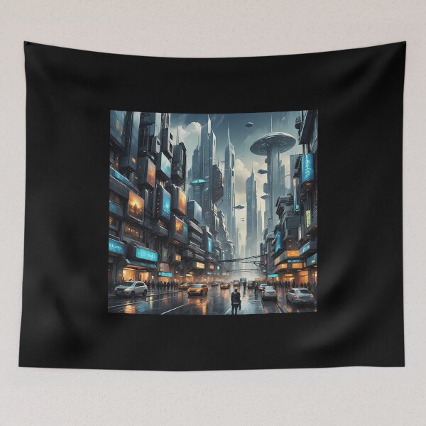 Item preview, Busy City Streets designed and sold by AICreativeArts.