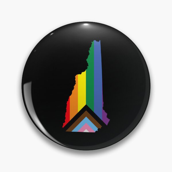 Item preview, New Hampshire Progress Pride Flag - LGBTQ Rainbow Flag designed and sold by shaggylocks.