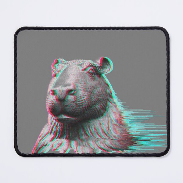 Item preview, Capybara Glitch Blue Red Y2K  designed and sold by Lelijo.