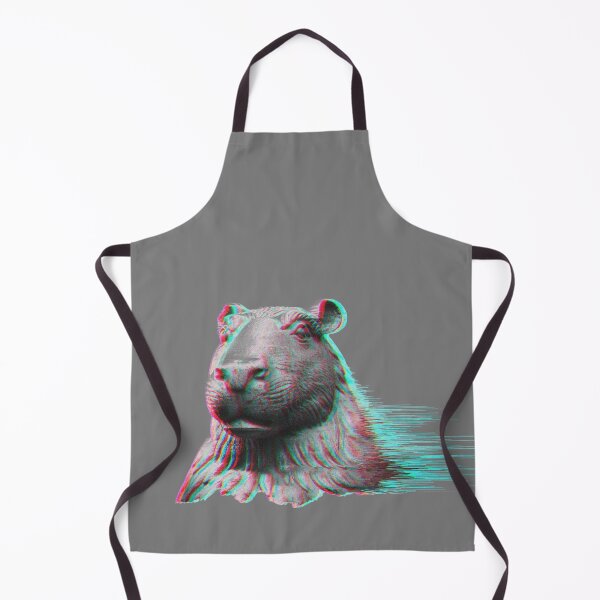Item preview, Capybara Glitch Blue Red Y2K designed and sold by Lelijo.