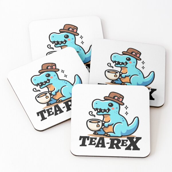 Item preview, Tea-Rex : Un design de dinosaure mignon et comique designed and sold by ObjCrea123.