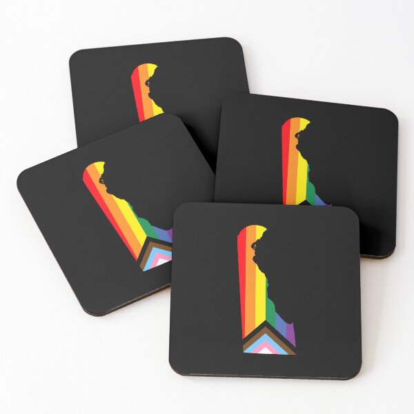 Item preview, Delaware Progress Pride Flag - LGBTQ Rainbow Flag designed and sold by shaggylocks.
