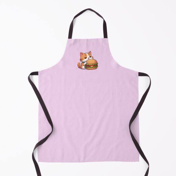 Item preview, Cute CAT eating cute Cheeseburger designed and sold by TimeToMap.