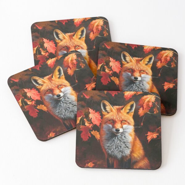 Artikelvorschau, Fuchs-Portrait. Herbstfuchs, Herbstfuchs, Vintage-Fuchs, Fuchs-Malerei, Caravaggio-Stil entworfen und verkauft von FoxVibes.