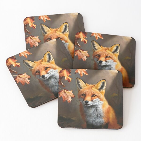 Artikelvorschau, Fuchs-Portrait. Herbstfuchs, Herbstfuchs, Vintage-Fuchs, Fuchs-Malerei, Caravaggio-Stil entworfen und verkauft von FoxVibes.