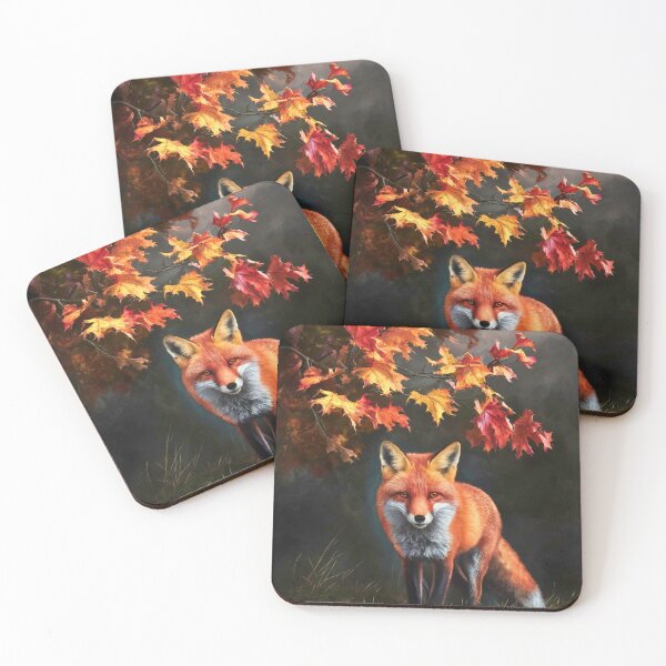 Artikelvorschau, Fuchs-Portrait. Herbstfuchs, Herbstfuchs, Vintage-Fuchs, Fuchs-Malerei, Caravaggio-Stil entworfen und verkauft von FoxVibes.