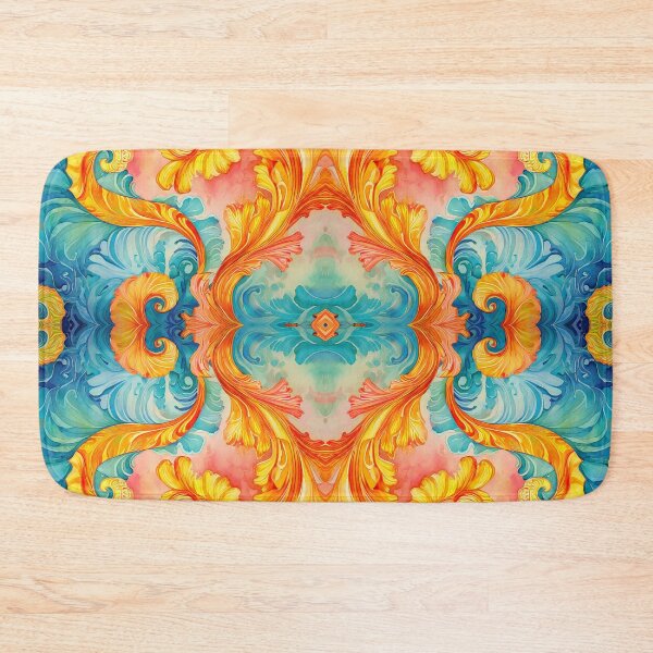 Item preview, Victorian style blue, yellow pattern  designed and sold by GrifonJ.