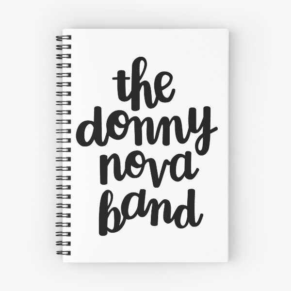 Item preview, Donny Nova Band Stacked Script - Black designed and sold by Ashley Wijangco.