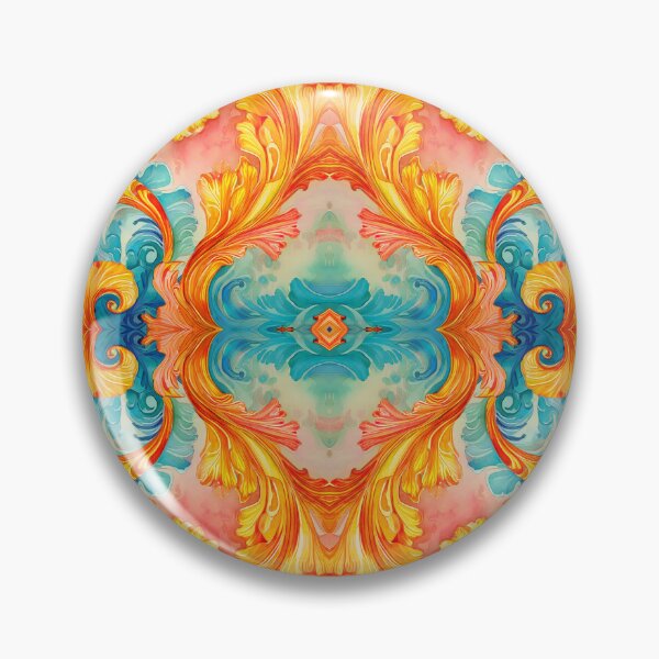 Item preview, Victorian style blue, yellow pattern  designed and sold by GrifonJ.