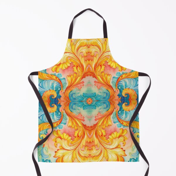Item preview, Victorian style blue, yellow pattern designed and sold by GrifonJ.