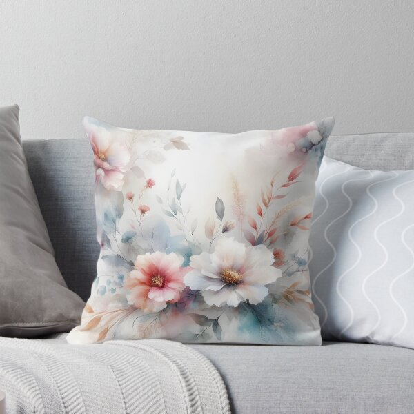 Item preview, Soft pastel floral watercolor background designed and sold by BlackCatspet1.