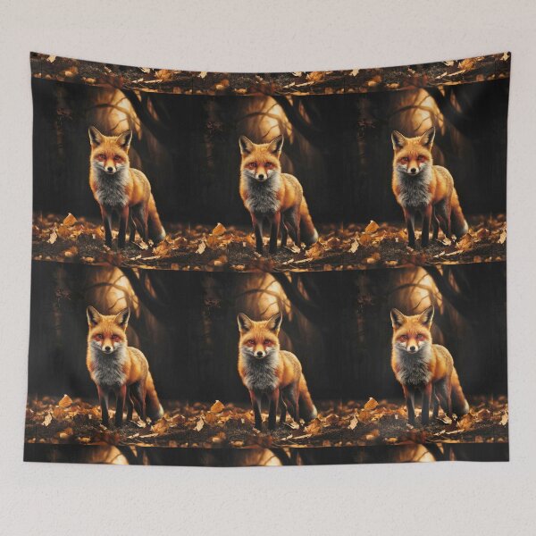 Artikelvorschau, Fuchs-Portrait. Herbstfuchs, Herbstfuchs, Vintage-Fuchs, Fuchs-Malerei, Caravaggio-Stil entworfen und verkauft von FoxVibes.