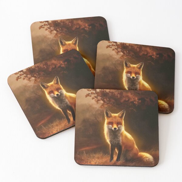 Artikelvorschau, Fuchs-Portrait. Herbstfuchs, Herbstfuchs, Vintage-Fuchs, Fuchs-Malerei, Caravaggio-Stil entworfen und verkauft von FoxVibes.