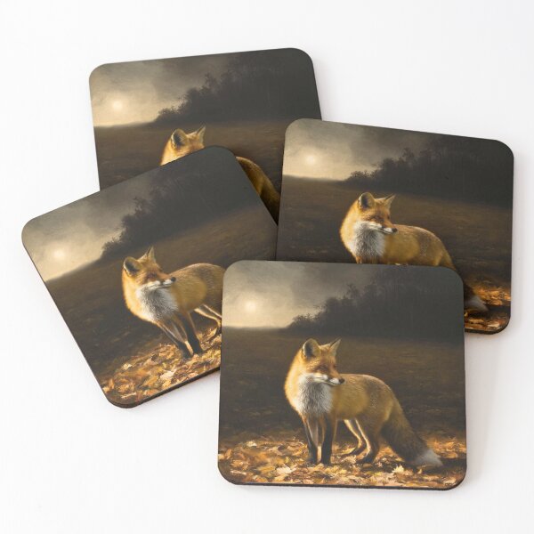 Artikelvorschau, Fuchs-Portrait. Herbstfuchs, Herbstfuchs, Vintage-Fuchs, Fuchs-Malerei, Caravaggio-Stil entworfen und verkauft von FoxVibes.