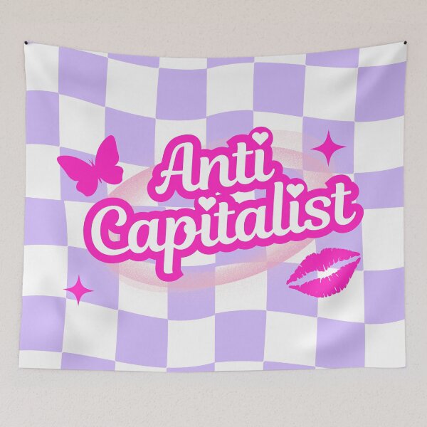 Item preview, Anticapitalista femenino Y2K designed and sold by Anti-Billionaire Club.