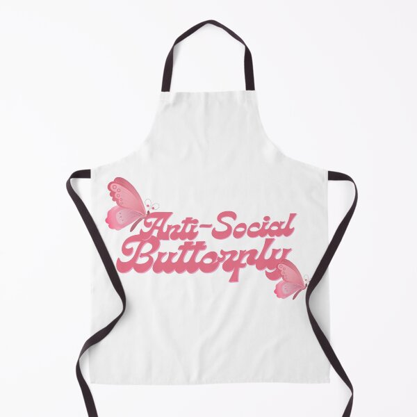Item preview, Anti-Social Butterfly Dark Pink Font designed and sold by tranquil-haven.