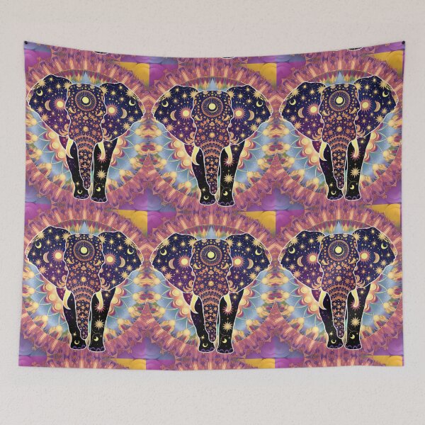 Item preview, Elephant Silhouette. Mandala elephant, Fantasy Elephant, colorful elephant designed and sold by ElephantVibes.