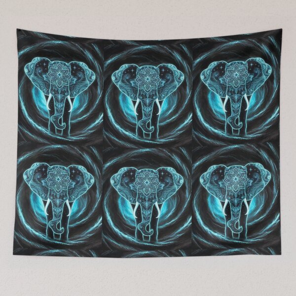 Item preview, Elephant Silhouette. Mandala elephant, Fantasy Elephant, colorful elephant designed and sold by ElephantVibes.