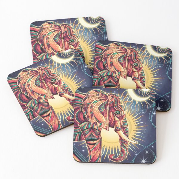 Item preview, Elephant Silhouette. Mandala elephant, Fantasy Elephant, colorful elephant designed and sold by ElephantVibes.
