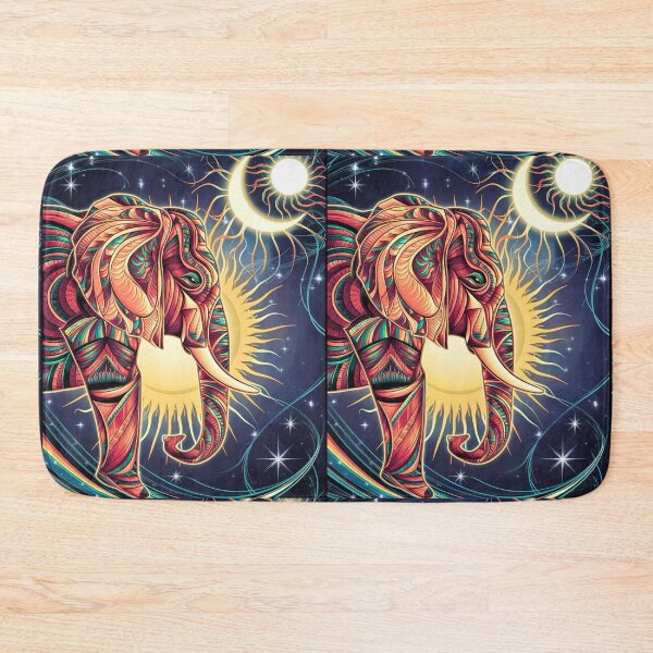 Item preview, Elephant Silhouette. Mandala elephant, Fantasy Elephant, colorful elephant designed and sold by ElephantVibes.