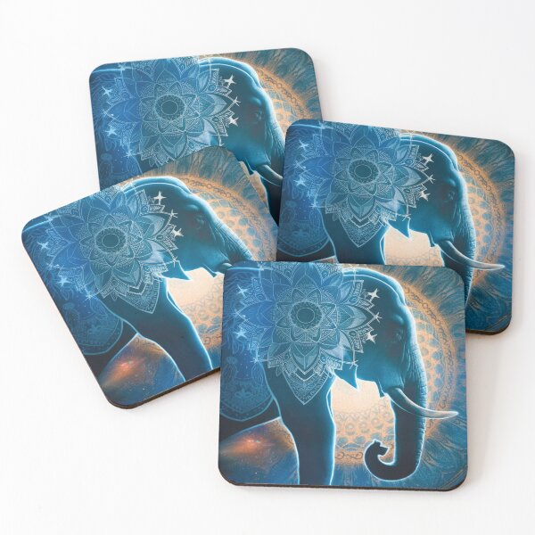 Item preview, Elephant Silhouette. Mandala elephant, Fantasy Elephant, colorful elephant designed and sold by ElephantVibes.