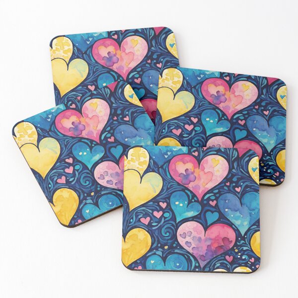 Item preview, Colorful Heart Harmony designed and sold by LyssasMindArt.