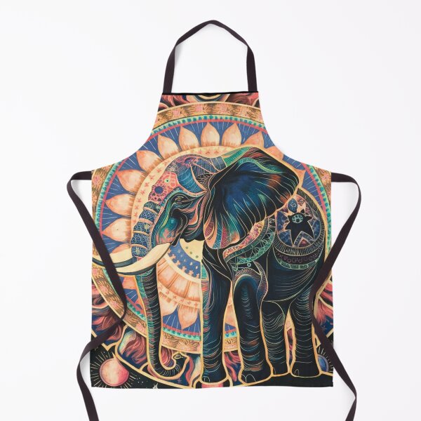 Item preview, Elephant Silhouette. Mandala elephant, Fantasy Elephant, colorful elephant designed and sold by ElephantVibes.