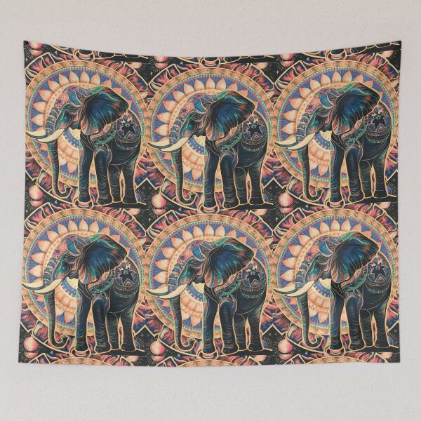 Item preview, Elephant Silhouette. Mandala elephant, Fantasy Elephant, colorful elephant designed and sold by ElephantVibes.
