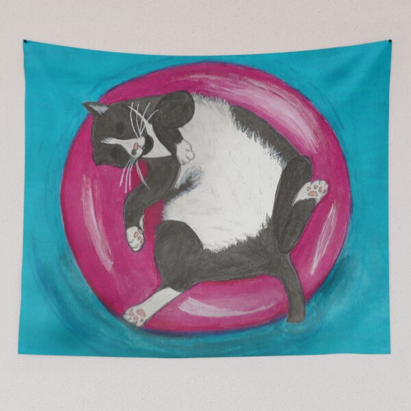 Item preview, Summer Floating Cat designed and sold by akneeland603.