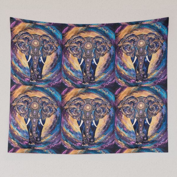 Item preview, Elephant Silhouette. Mandala elephant, Fantasy Elephant, colorful elephant designed and sold by ElephantVibes.