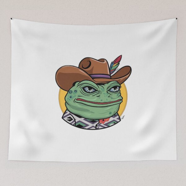 Item preview, Frog with a cowboy hat  designed and sold by onicaras.