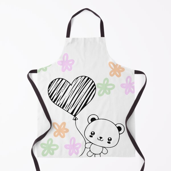 Item preview, cute bear and flower designed and sold by MarwaDesigne.