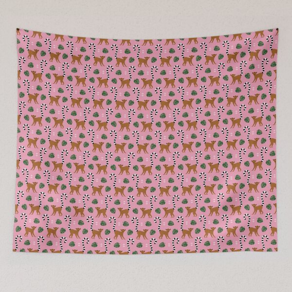 Item preview, Ringtailed lemurs on pink designed and sold by reneesillus.